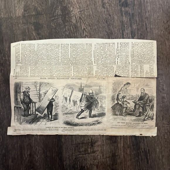 Secession War 1861-1865 (or American Civil War): Battle of  Secesh Farmers Murdering Suspected Union Neighbors 1863 Civil War Engraving C86